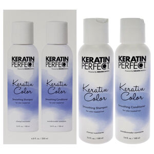 Keratin Color Duo by Keratin Perfect for Unisex-2 x 3.4 oz Shampoo Conditioner
